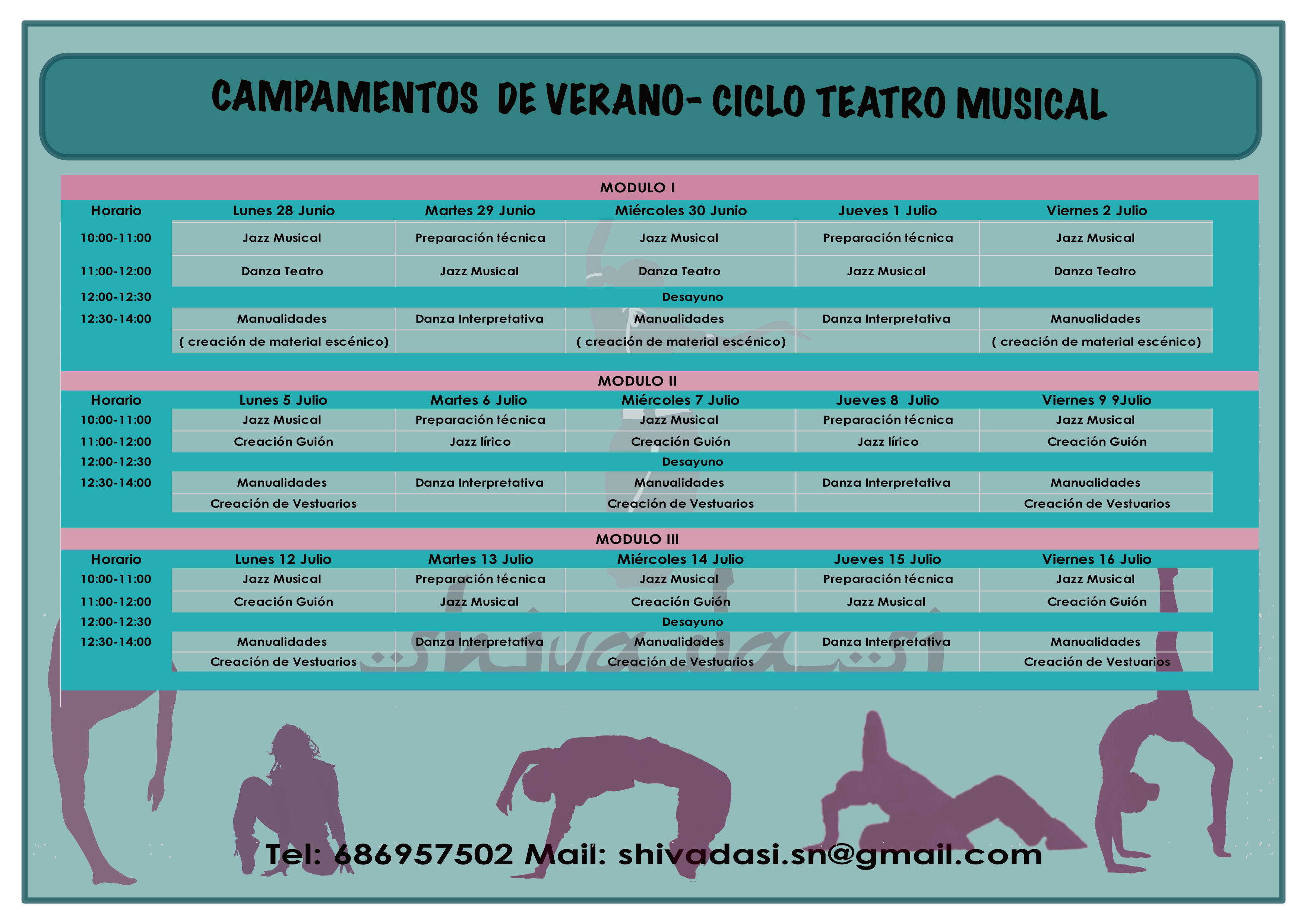 CV TATRO MUSICAL HORARIO